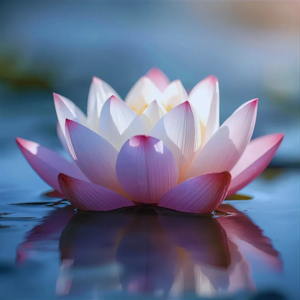 Lotus na vodi. 